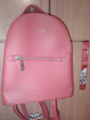 Backpack shoulder bag like new, red, small