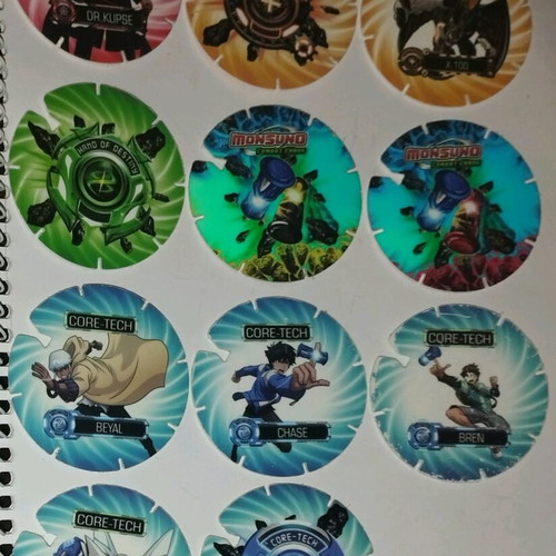 Monsuno Combat Chaos Cheetos caps used