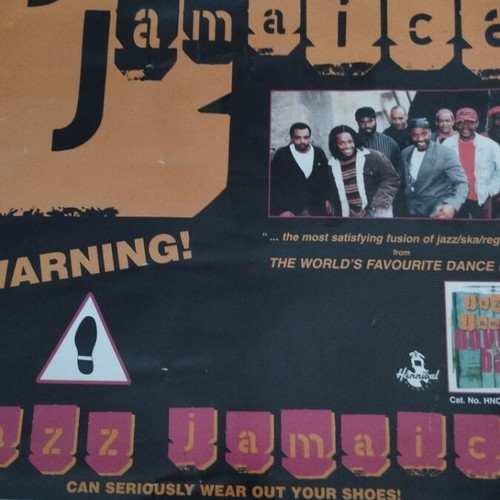 Jazz Jamaica Double Barrel promo poster used, 55x40 cm