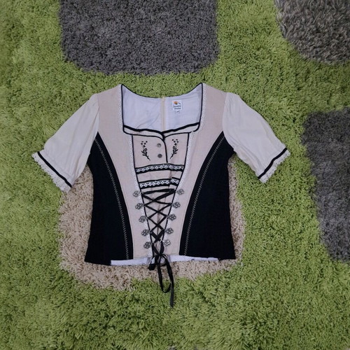 Sonnestein Austria traditional blouse new, linen and cotton, size S/M