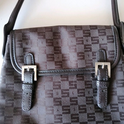 Sisley handbag dark-colored women's with metal details like new