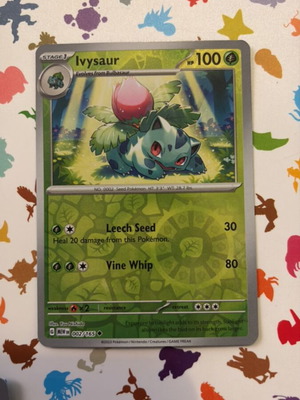 Pokémon TCG Ivysaur ScarletViolet-151 Reverse Holo card new