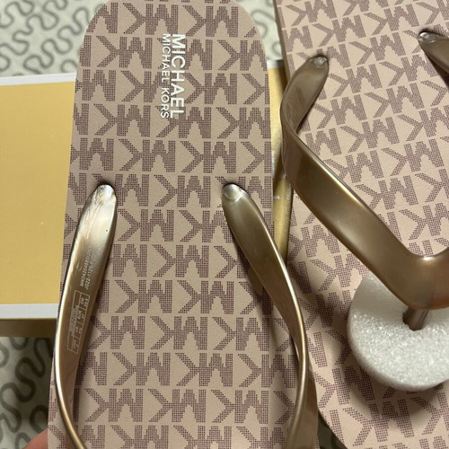 Michael Kors slippers brand new, sizes 36-37, beige and gold