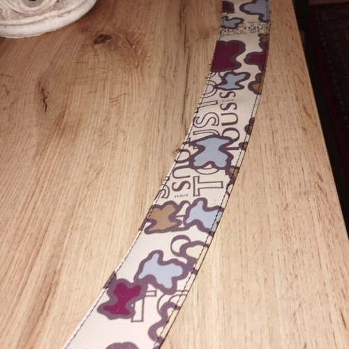 Tous women's belt like new, size T/M 75-85 cm, multicolor bears design