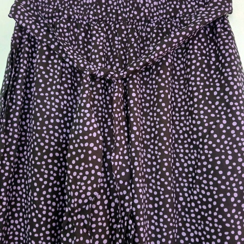 Funky Buddha summer pants size medium new, viscose lilac and black