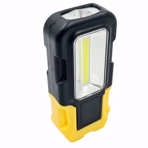 Foldable Double LED Flashlight with Magnet New