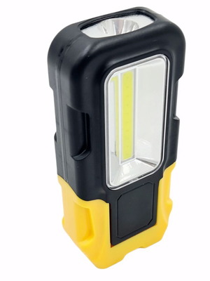 Foldable Double LED Flashlight with Magnet New