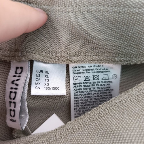 H&M Women's Jersey Pants beige, new, size XL