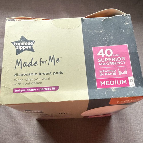 Tommee Tippee Disposable Breast Pads Medium 40 pcs new