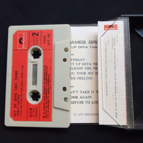Audio tape James Brown Get Up Offa That Thing used, 1980s