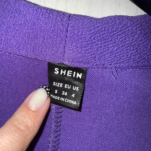 Shein summer jacket purple new size S