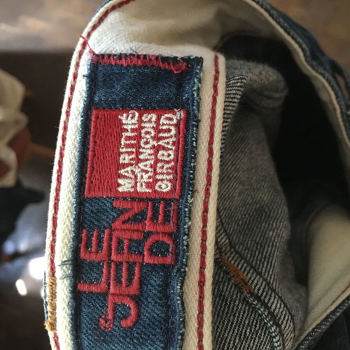 Vintage jeans Marithé & François Girbaud like new, size M, navy blue