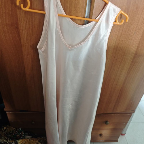 Cotton pajamas size S like new, white and pink