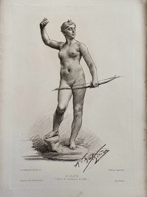 Collectible engraving used