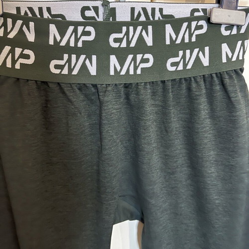 My Protein MP women's leggings size S like new, grey/khaki