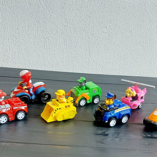 Paw Patrol παιχνίδια οχήματα, πακέτο 7 μη αυθεντικών παιχνιδιών