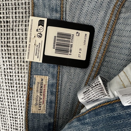 Levi's 501 Jeans Size 27x31 New Blue