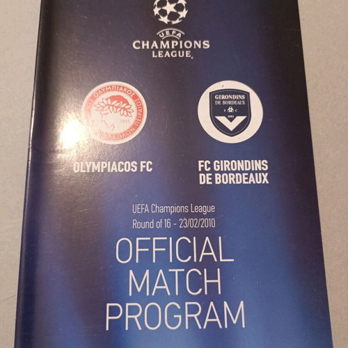 Olympiacos European programs like new, pack of 11