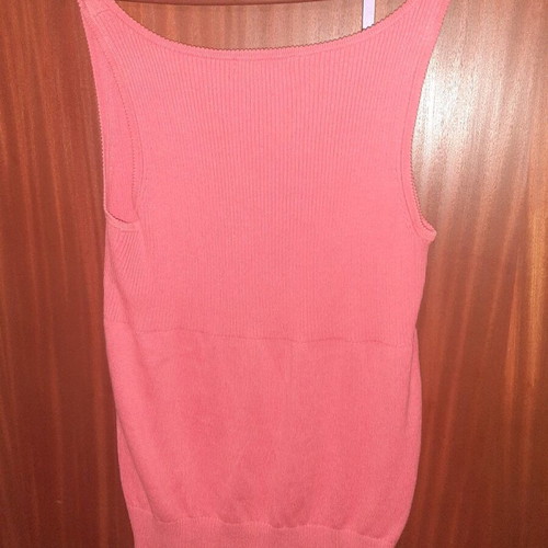 Acme linen shirt and sleeveless blouse set like new, rose color, size Large - XL