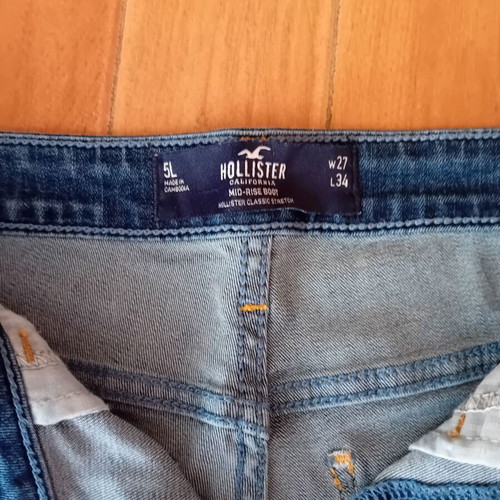 HOLLISTER women's jeans like new W 27 L34 blue