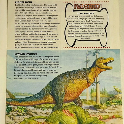 Dinosaurus No.1 DeAgostini 1993 used vintage without cover