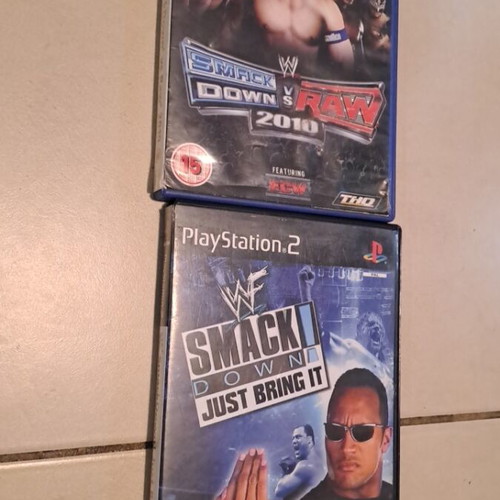 PlayStation 2 wrestling games like new, WWF SmackDown and SmackDown Vs Raw 2010