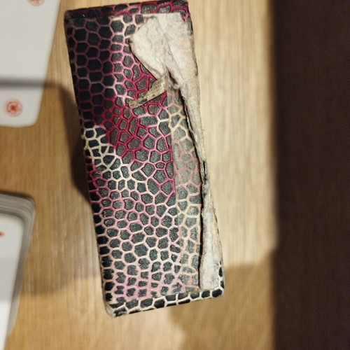 Collectible playing cards used, set of 2