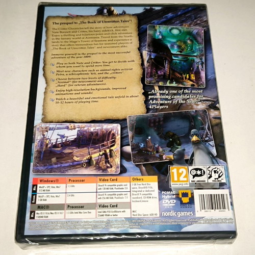 PC The Book of Unwritten Tales The Critter Chronicles 2 new, sealed