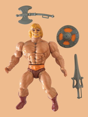 He-Man vintage 1981 φιγούρα Masters of the Universe μεταχειρισμένη