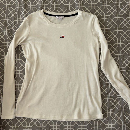 Tommy Hilfiger Long Sleeve Shirt like new, size M, white