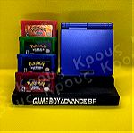  GameBoy Advance SP Βάση με 4 Θέσεις Παιχνιδιών 3D Εκτυπωμένη