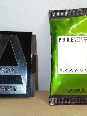 Azzaro vintage μίνι δείγματα αρωμάτων σαν καινούργια, σετ 2 τεμαχίων