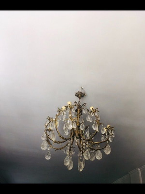 Antique chandelier used
