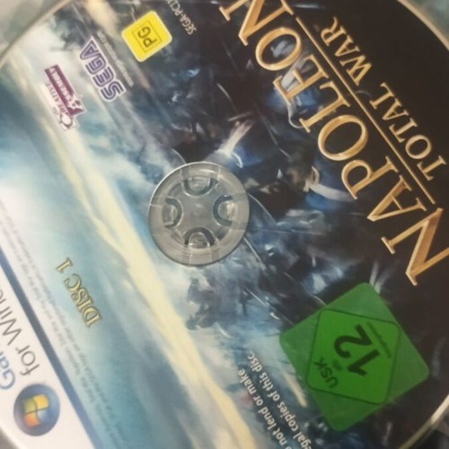 Napoleon Total War Imperial Edition Sega Mega PC used strategy game