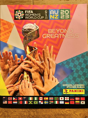 Fifa Women's World Cup AU/NZ 2023 Panini Sticker Album with 452/580 Stickers New