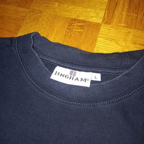 T shirt jingham Athens 2006 used, black, size L