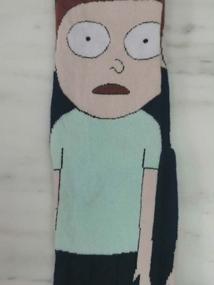 Egs Socks Rick and Morty onesize 40-46 new, turquoise and black