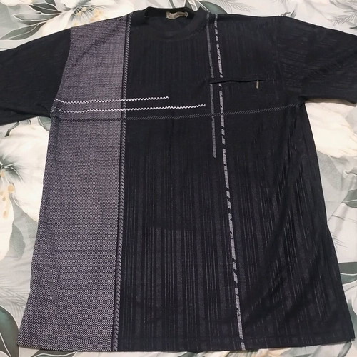 Summer men's t-shirt like new, size XXL, black and gray