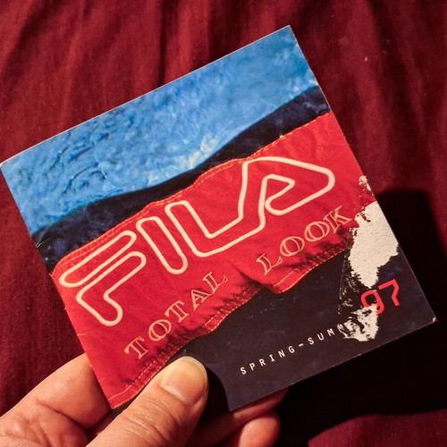 Fila 1997 small brochure like new, 31 pages