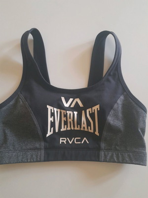 Everlast RVCA sports bra S black like new