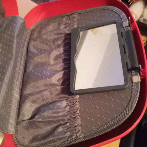 Travel toiletry bag like new with large capacity and lock
