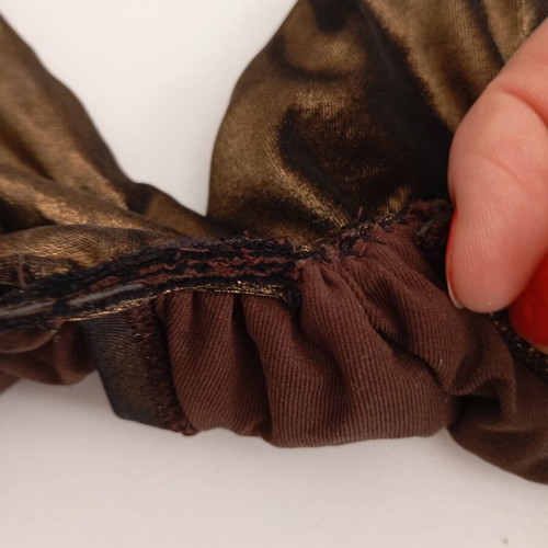 Luna women's bikini used, size L, brown and gold