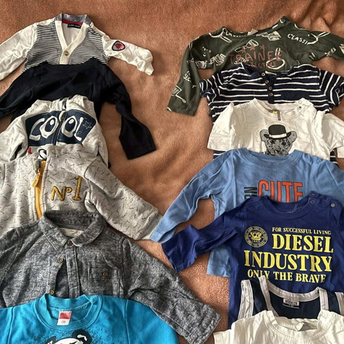 Baby clothes like new, pack of 65 pieces boys (0-9 months)