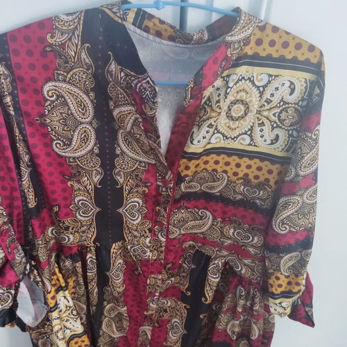 Semizie Mao-style blouse dress new, one size