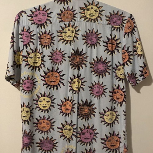 Volcom Ozzy Sun Skater Button Up Shirt like new, colorful, size S