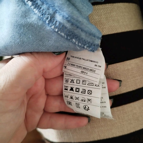 Φόρεμα Benetton καινούργιο, μπλε, μέγεθος 98 εκ., 3 ετών