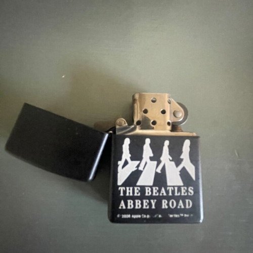 Zippo The Beatles Abbey Road lighter used, solid brass, 2006 edition