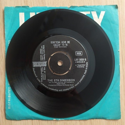 The 5th Dimension Aquarius/Let The Sunshine In 45rpm vinyl used
