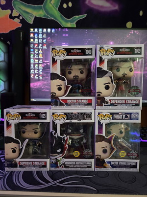 Funko Pop Marvel Doctor Strange πακέτο 5 τεμάχια ειδική έκδοση φωτεινό