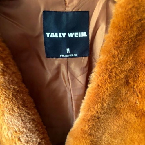 Women's fur orange, size S-M